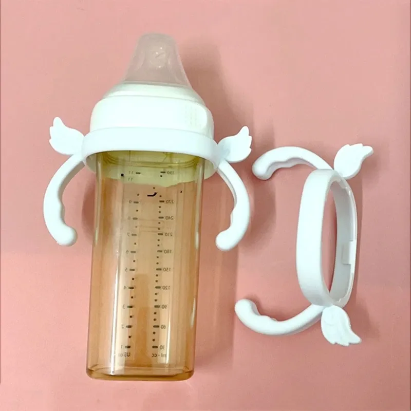 Neugeborenen Flasche Grip Griff Kleinkinder Milch Flasche Hand Schaft Kompatibel mit hegen Baby Fütterung Flasche QX2D