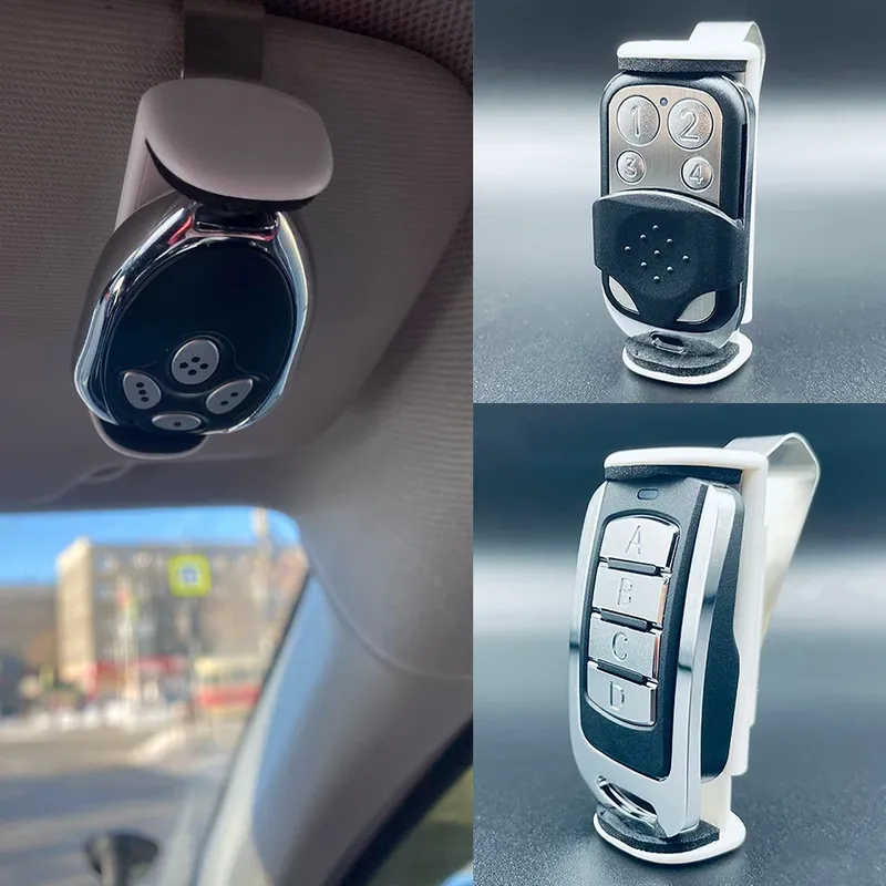 Einstellbare Auto Sonnenblende Clip Halter Tor Fernbedienung 47mm-70mm Für Garage Tür Fernbedienung Barriere Steuerung auto Schlüssel Opener