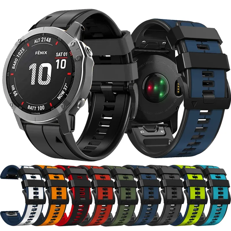 Armband für Garmin Fenix 7X 5X 5 Plus 7 6 6X Smart 3 3HR 935 Uhrenarmbänder Band Quick Release Silikon Easyfit Armband Neu