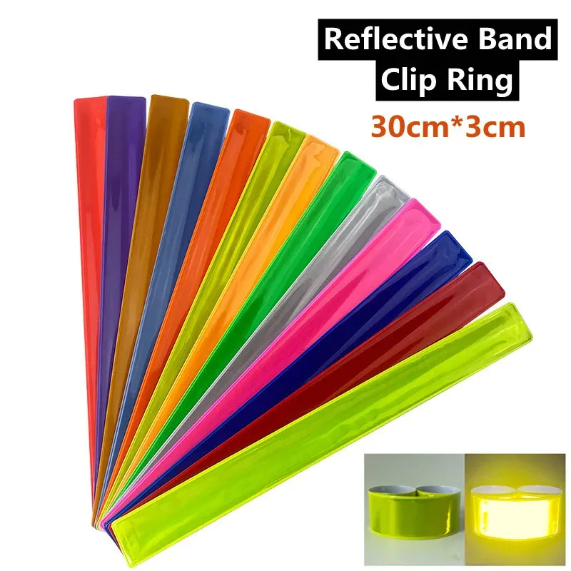 Reflektierende Bänder für Kinder, Nachtsicherheit, Wandern, Laufen, Radfahren, Sicherheitsarmbänder, Reflektor für Dinge, Armbänder, Armbinden, 1 Stück