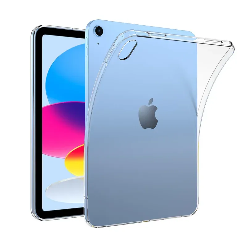 Für iPad A16 10th Fall Ultra Dünne Transparente Schutzhülle für iPad Air 5/4 Weiche Silikon Abdeckung für pro 11 2022 2021 Funda