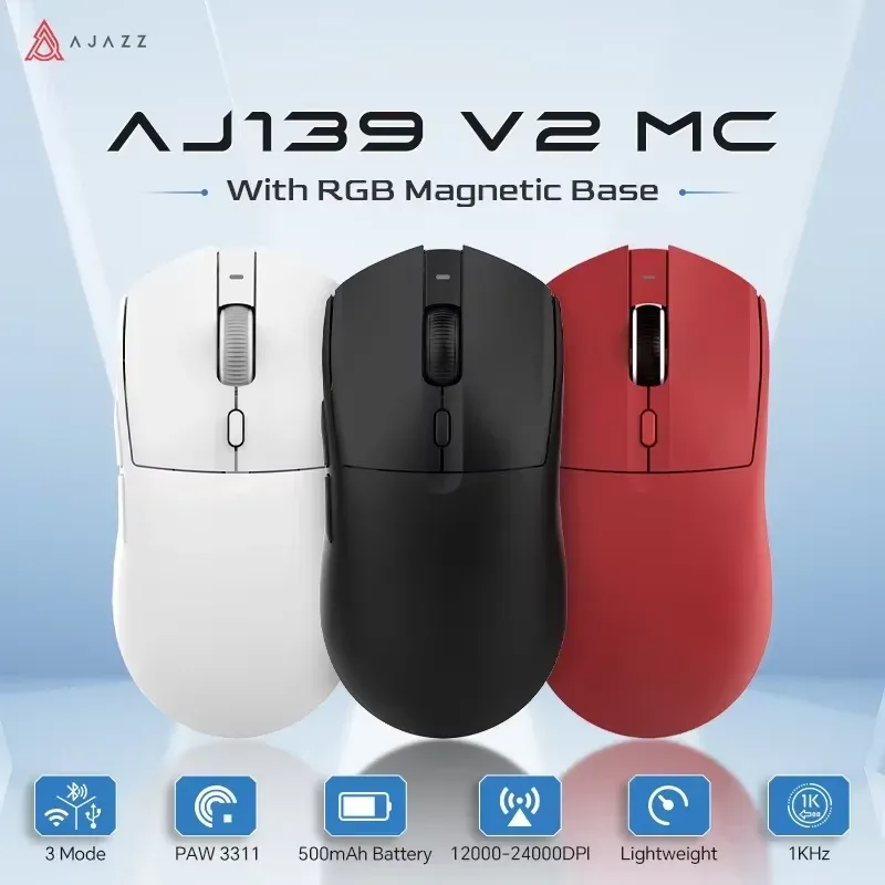 AJAZZ AJ199 2,4 GHz Drahtlose Maus Optische Mäuse mit USB Empfänger Gamer 26000DPI 6 Tasten Maus Für Computer PC laptop Desktop