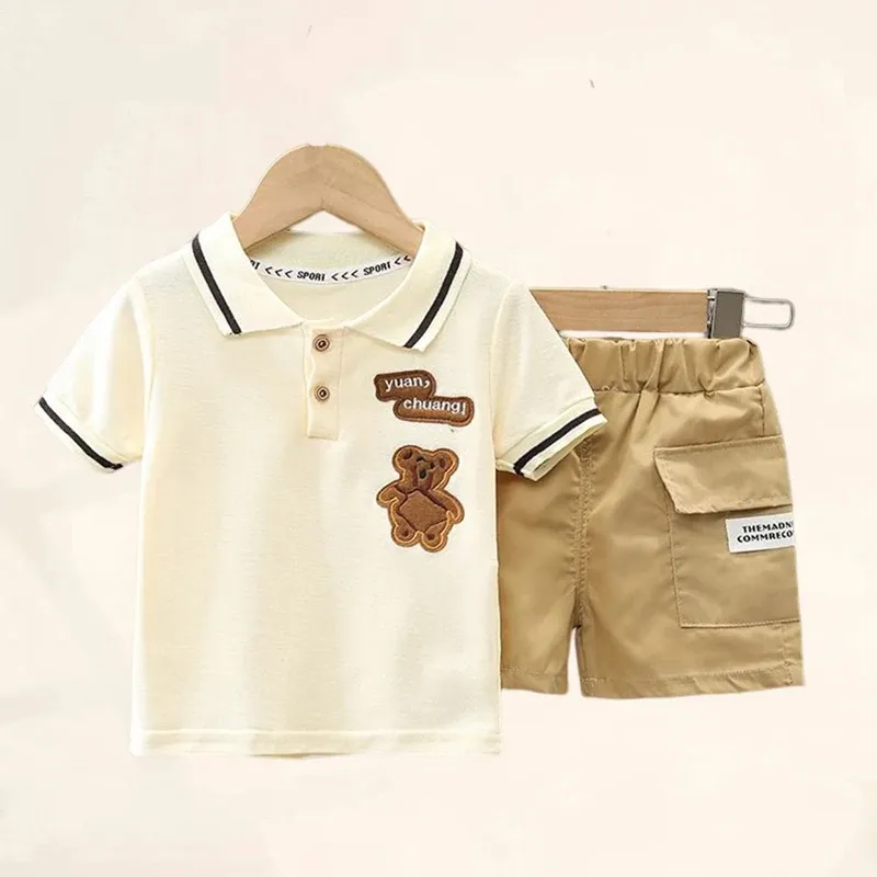 Baby Boy Kleidung Set T-Shirt Shorts Kinder Junge Sommer Kleidung Set niedlichen Cartoon Baby Boy Outfit Set Kleinkind T-Shirt Hosen