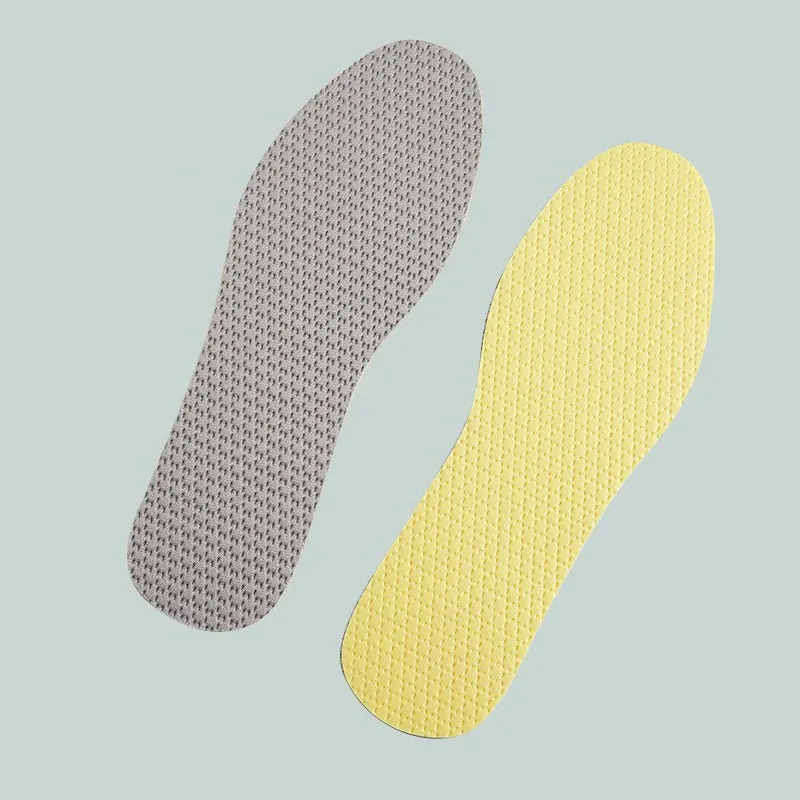 1 Paar Sport-Einlegesohlen, Fußgewölbeunterstützung, atmungsaktive, schweißabsorbierende Pads, Einsätze, ultradünnes Schuhkissen mit weichen Sohlen, Latex