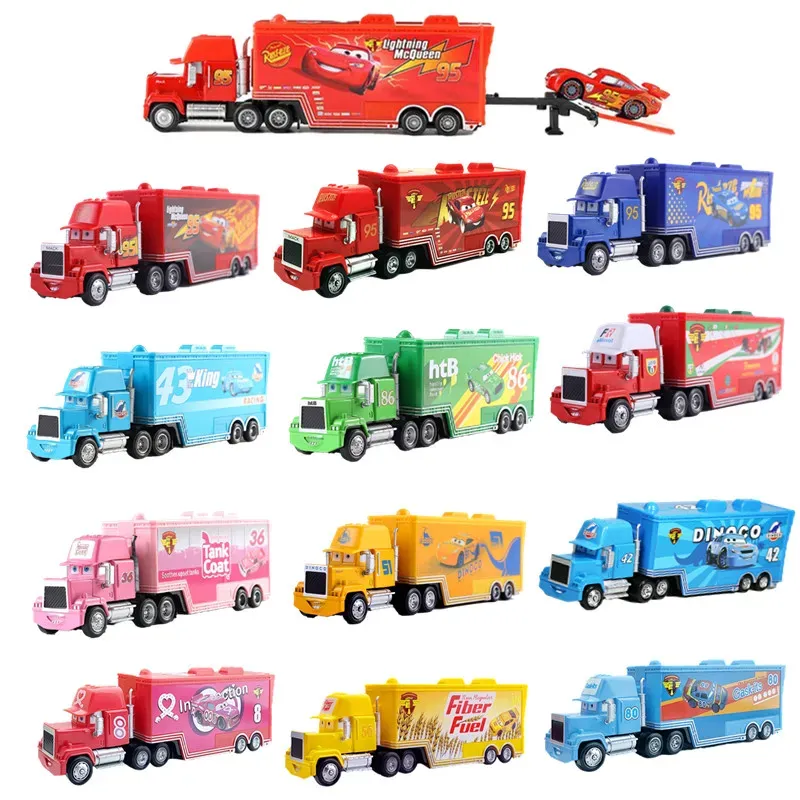Disney Pixar Car 2 3 Metalldruckguss-Autospielzeug #   95er McQueen Truck King Jackson Storm Sally Weihnachtsgeburtstagsgeschenk für Kinder