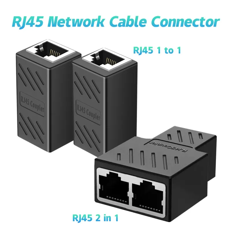 Rj45-Koppler cat6 cat5e Ethernet-Kabel-Extender-Adapter 1000Mbps-Lan-Anschluss in Linie Koppler weiblich zu weiblich
