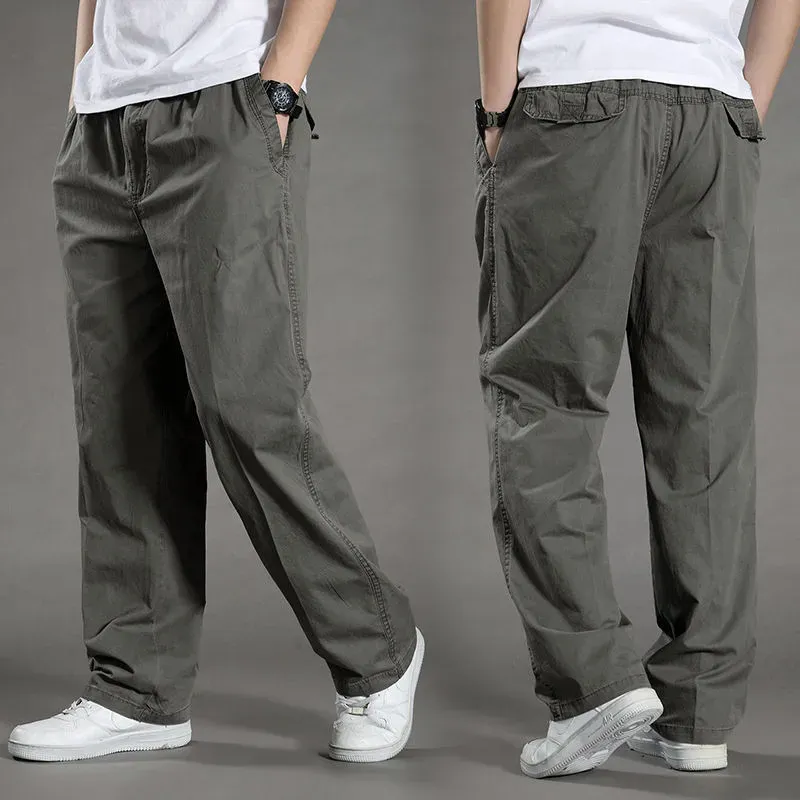 Männer Cargo Hosen Sommer Frühling Baumwolle Arbeit Tragen Neue In Große Größe 6XL Casual Klettern Jogger Jogginghose Hombre Herbst Hosen