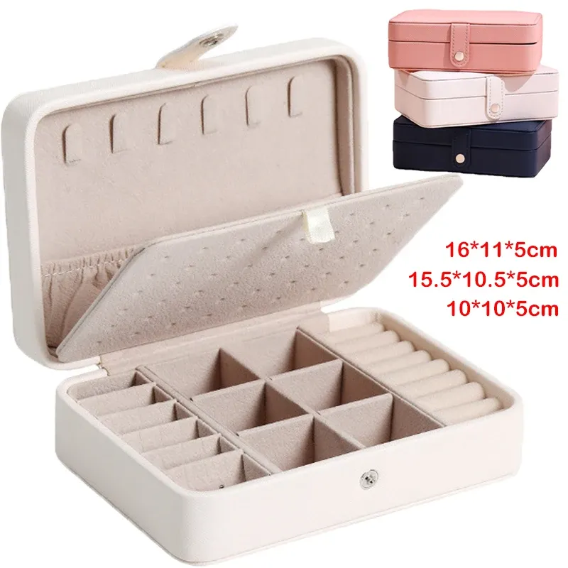 Tragbare Schmuck-Aufbewahrungsbox, 2023, neue High-End-Exquisite, große Kapazität, Reise-Schmuck-Tasche, Schmuck-Box-Organizer