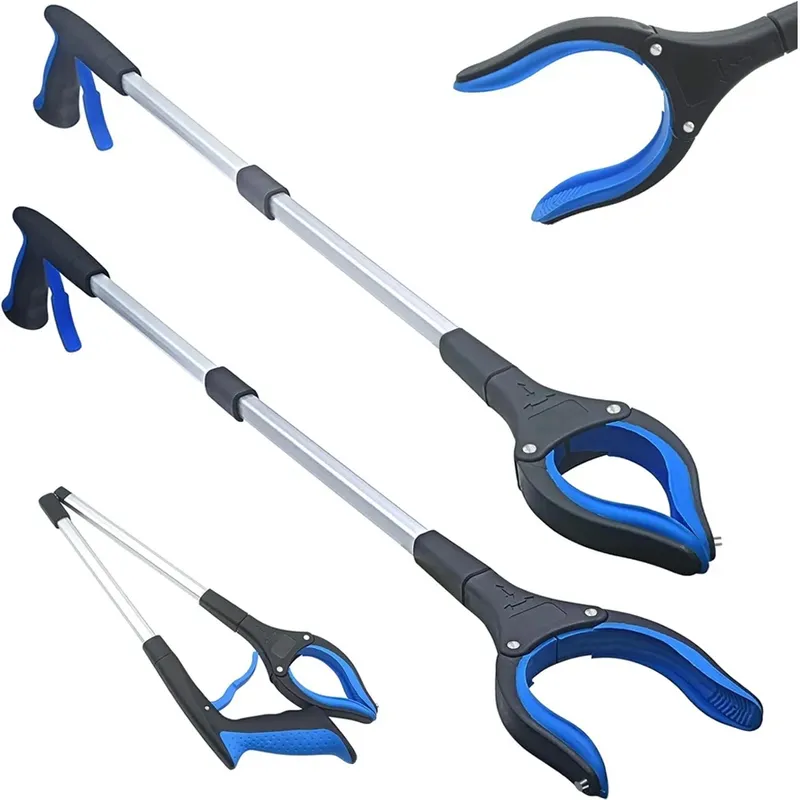 Faltbare Greifer Extender Handwerkzeuge Wurf Reachers Pickers Zusammenklappbare Müll Reacher Grabber Pick Up Tools
