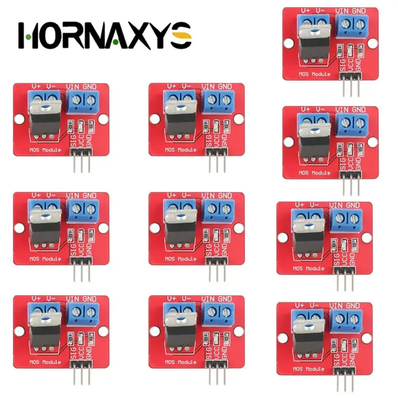 5/10PCS 0-24V Top Mosfet Taste IRF520 MOS Treiber Modul Für Arduino MCU ARM Raspberry pi