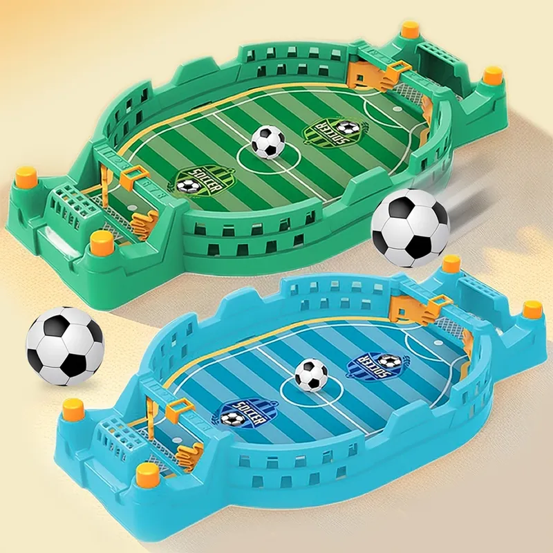 Fußball Tisch Mini Tischplatte interaktives Spiel, Fußball Tischplatten Wettbewerb Sportspiele Desktop Katapult Spielzeug für Familien spiel
