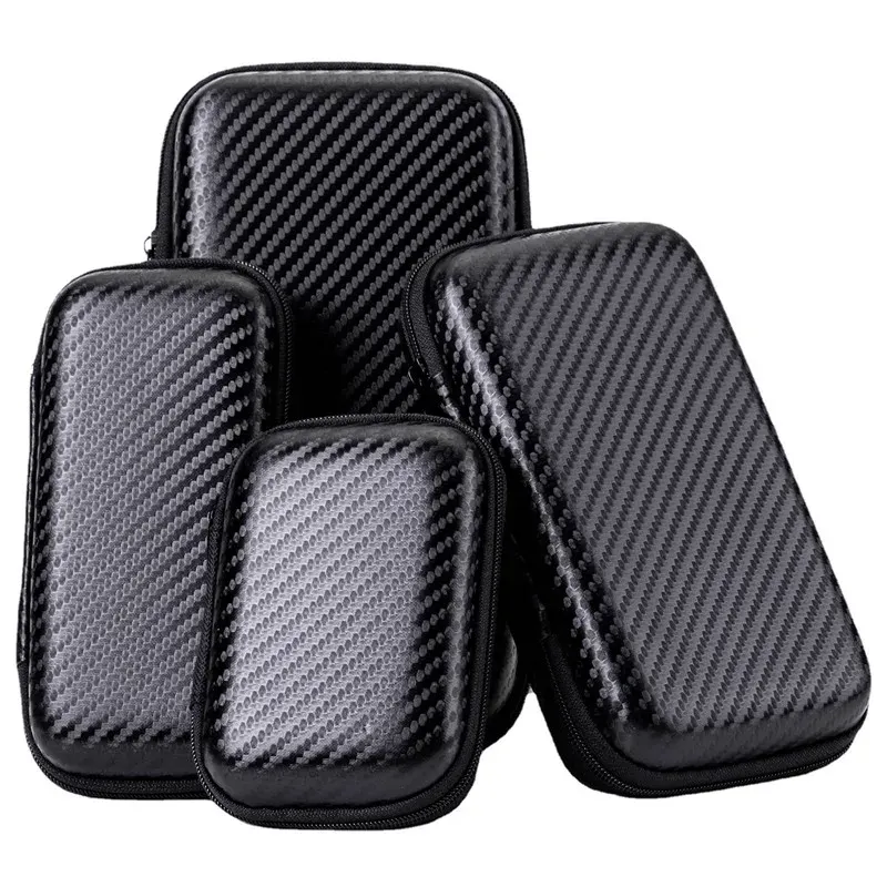 1/2 stücke Tragbare Eva Lagerung Tasche Mäppchen Handy Ladegerät Schutz Tasche Mobile Festplatte Tasche U Disk Daten kabel Lagerung