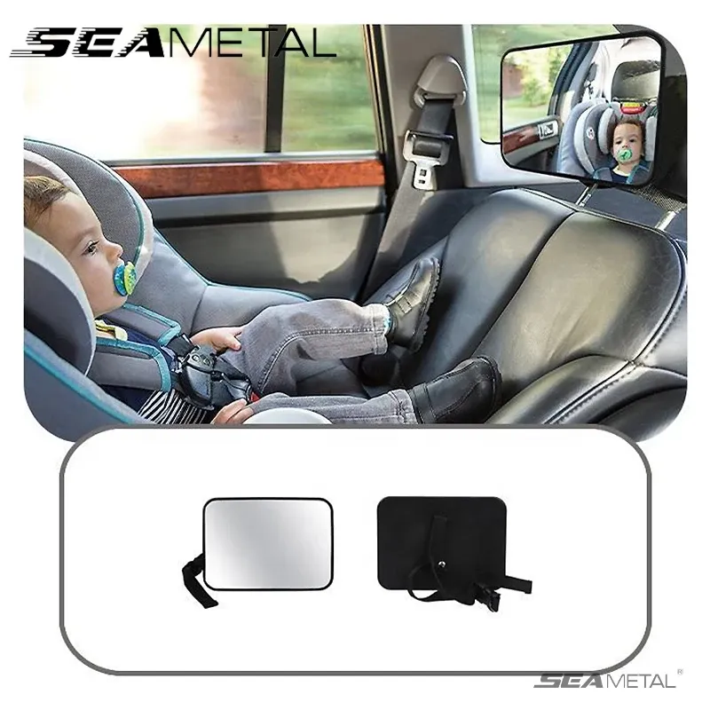 SEAMETAL Auto Rücksitz Baby Spiegel Einstellbare Weitwinkel Sitz Sicherheit Rückspiegel Beobachtung Spiegel Auto Baby/Kind Innenspiegel