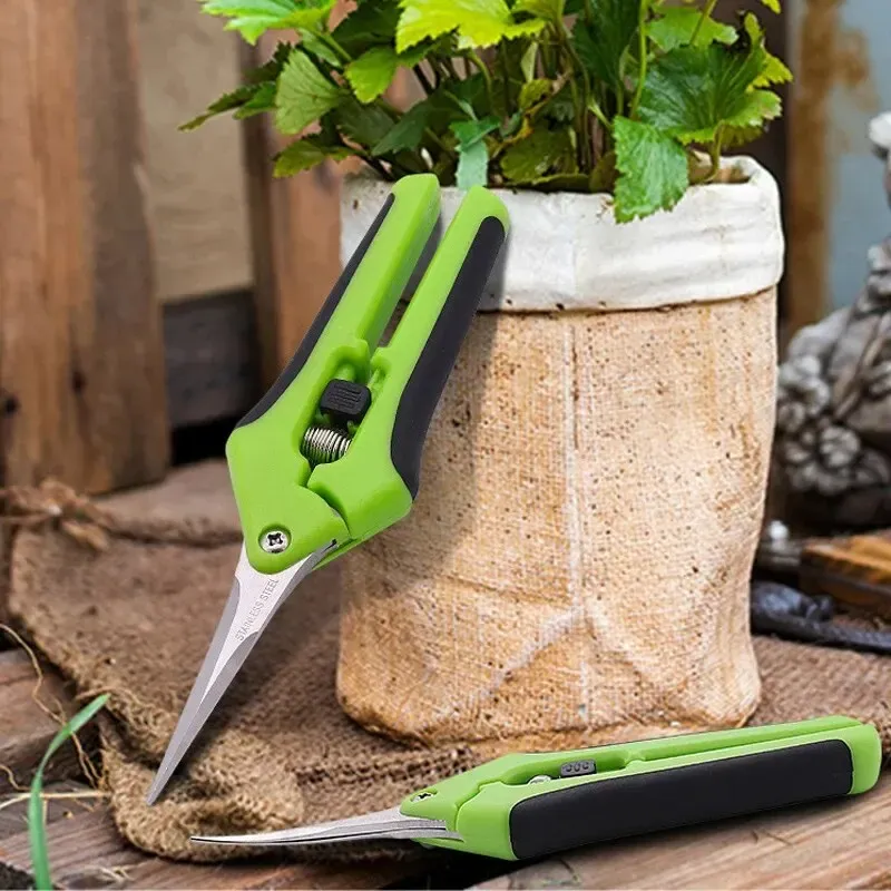 1 Set, Gartenschere, Gartenschere, rutschfeste, arbeitssparende Blumenzweig-Zweigschere, Obst- und Gemüseschere, Fr