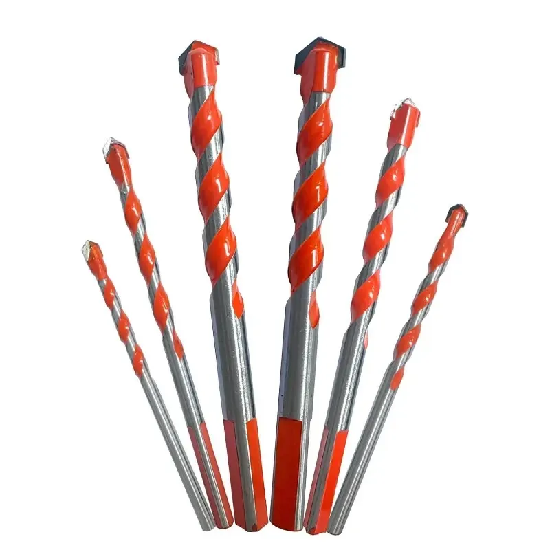 6pc Orange Harte Legierung Overlord Diamant 4/5/6/8/10/12mm Keramik fliesen Perforierte Wand Bohren Werkzeug Bohrer Set