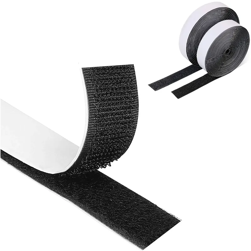 1/3/5 m starkes selbstklebendes Befestigungsband mit Klettverschluss, magisches Nylon-Aufkleberband mit Klebeband für Heimwerkerarbeiten, 20 mm