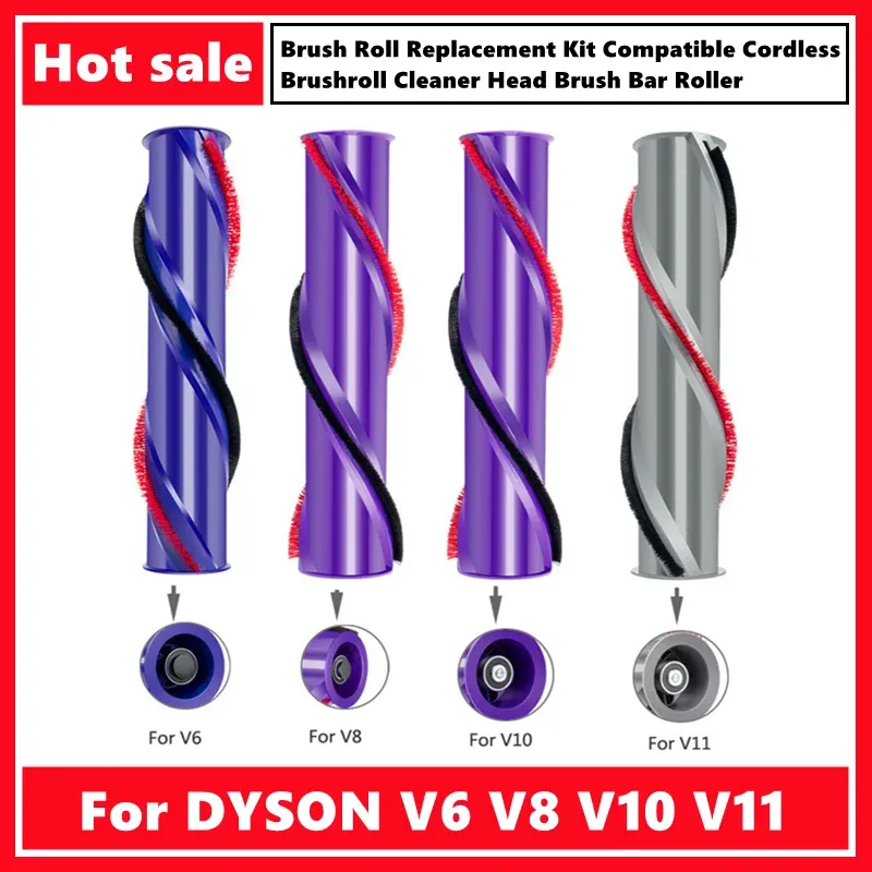 Für Dyson V6 V8 V10 V11 Direct Drive Elektrische Boden Pinsel Roller Pinsel Wichtigsten Pinsel Ersatz Staubsauger Zubehör