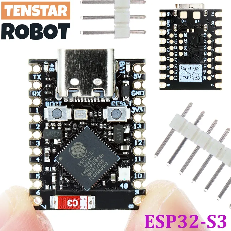 ESP32-S3 Supermini Entwicklungsboard WiFi Bluetooth 5.0 Ultrakleine Größe ESP32 S3 ESP32-S3FH4R2 für IDE für Micropython