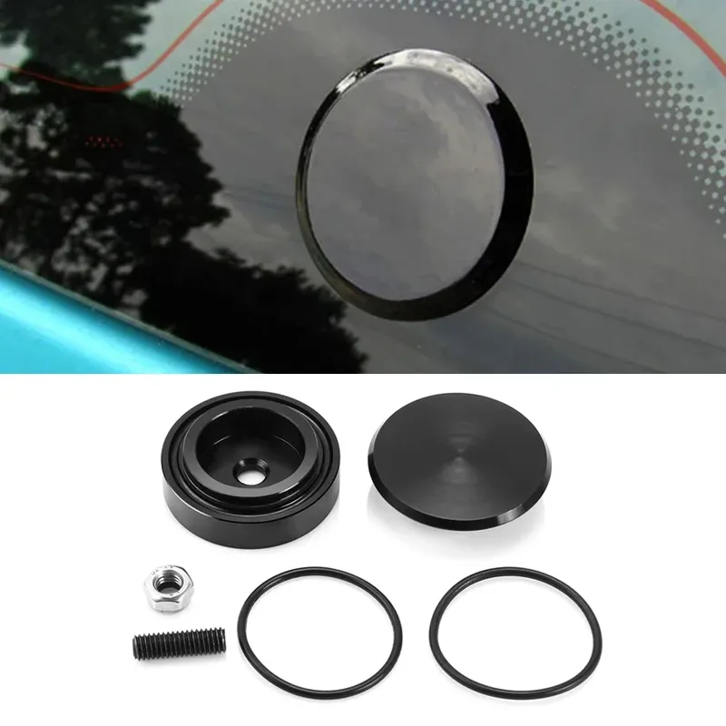 1Set Aluminium Auto Heckwischer Löschen Kit Stecker Kappe Universal Auto Zubehör