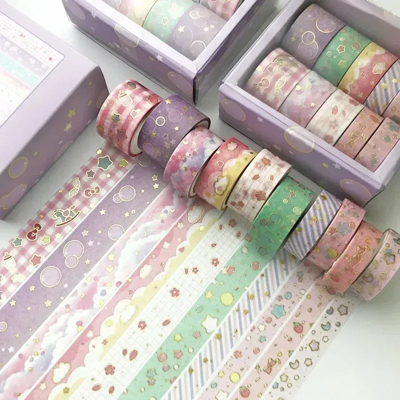 10 Teile/satz Kawaii Verschiedene Optionen Klebeband Masking Washi Tape Diy Scrapbooking Aufkleber Label Japanische Schreibwaren