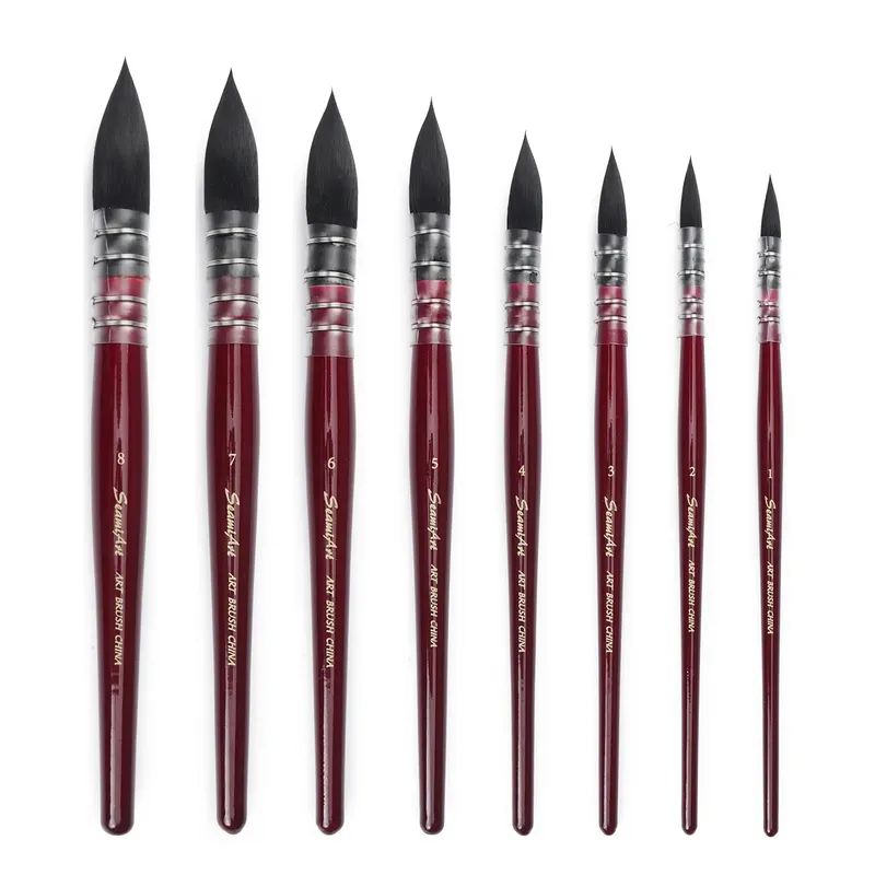 1Pcs Künstler Hand-Malerei Zeichnung Pinsel Professionelle Aquarell Pinsel Stift für Wasser Farbe Malerei Zeichnung Schule Kunst Liefert
