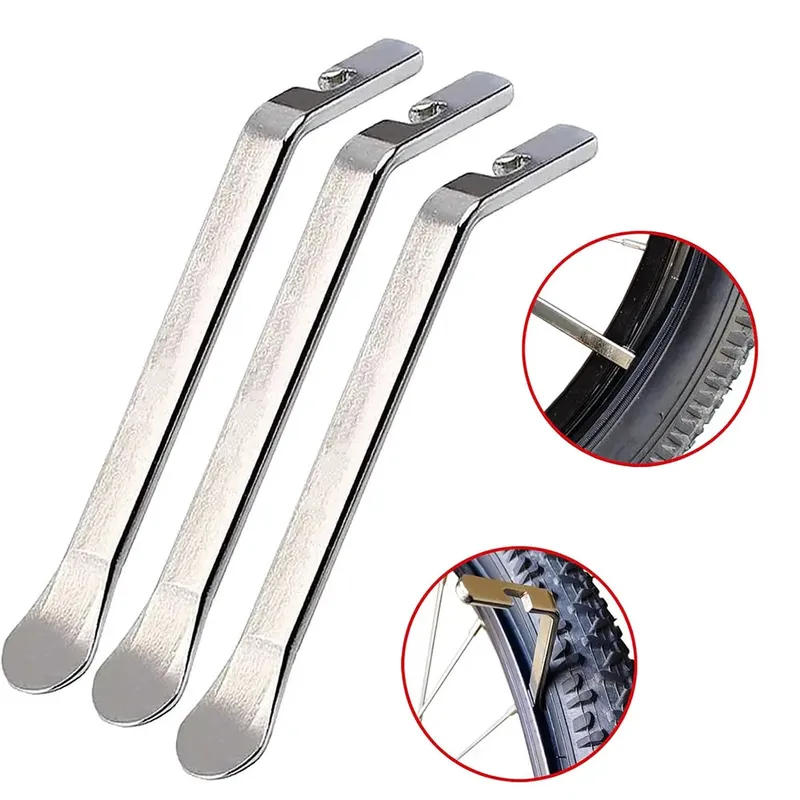 3/5 Stück Fahrradreifenheber Premium-Hebel aus gehärtetem Edelstahl zur Reparatur von Fahrradschläuchen, Fahrradreifen-Reparaturwerkzeug