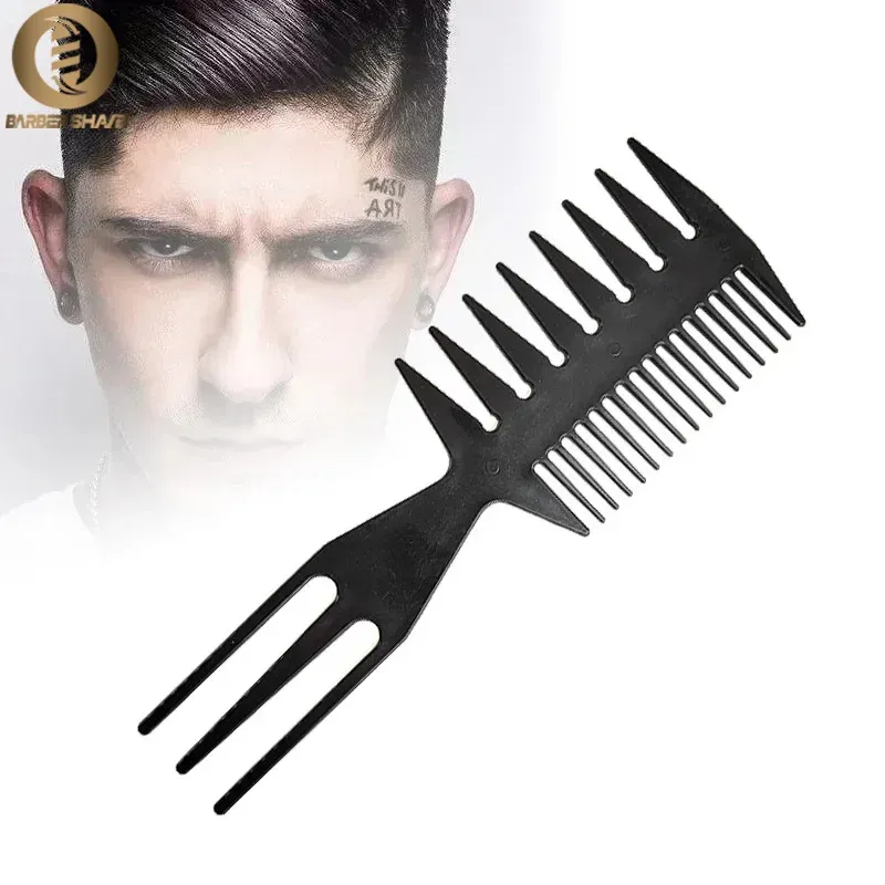 Profession elle Doppelseiten zahn kämme Fischgräten form Haar bürste Friseur Haar färben Schneiden Färben Pinsel Mann Haars tyling Werkzeug