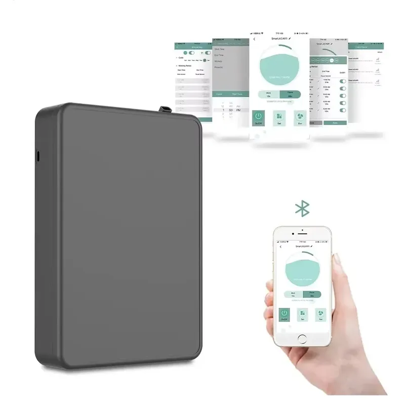 Bluetooth Smart Diffusor für ätherische Öle, professioneller Aromadiffusor, 500 m3, Wandmontage, Duftmaschine, elektrischer Geruch für Zuhause