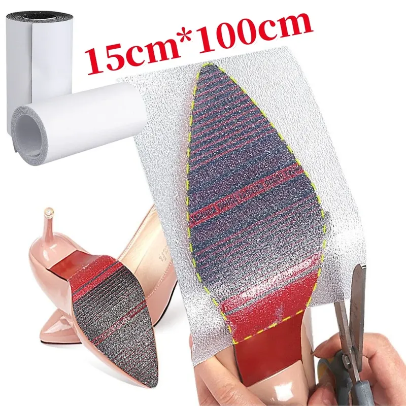 100 cm Anti-Rutsch-Schuhe Sohlenschutzaufkleber für High Heels Selbstklebende Schuhschutzhose Reparatur Außensohle für Sneaker