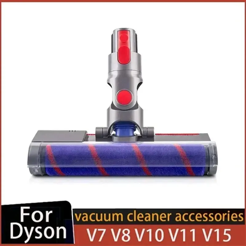 Weiche Roller Pinsel Kopf Für Dyson V7 V8 V10 V11 SV12 V15 Cordless Stick Staubsauger Teile Hartholz Boden Befestigung