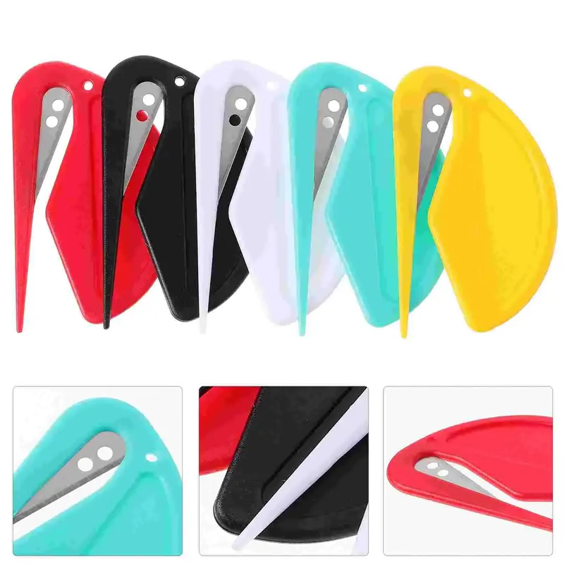 1PCS Kunststoff Nähen Werkzeuge Mini Tragbare Kleine Utility Messer Naht Ripper Taschenformat Handwerk Cutter Brieföffner Papier