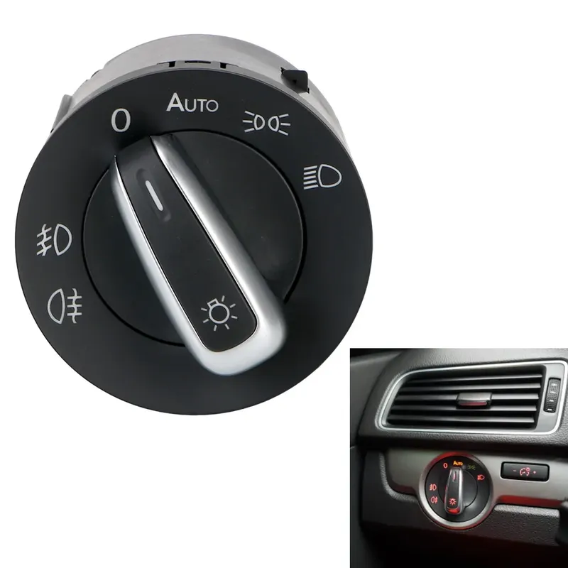 Auto-Scheinwerferschalter Nebelscheinwerfersteuerung 5ND 941431 B Autozubehör für VW Passat B6 B7 Golf Jetta MK6 MK5 Tiguan SEAT Volkswagen
