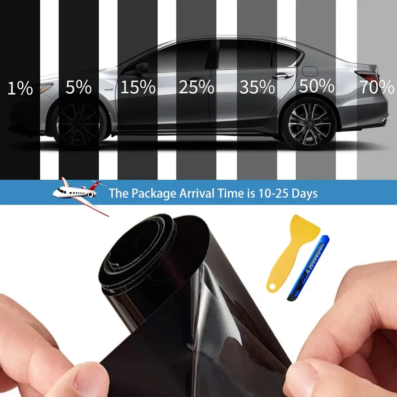 50 cm x 3/6 m Auto Fenster Privatsphäre Tönung Film Auto Vinyl Anti Look Glas Aufkleber Folien Keramik Sommer Solar UV Schutz Spiegel Filme