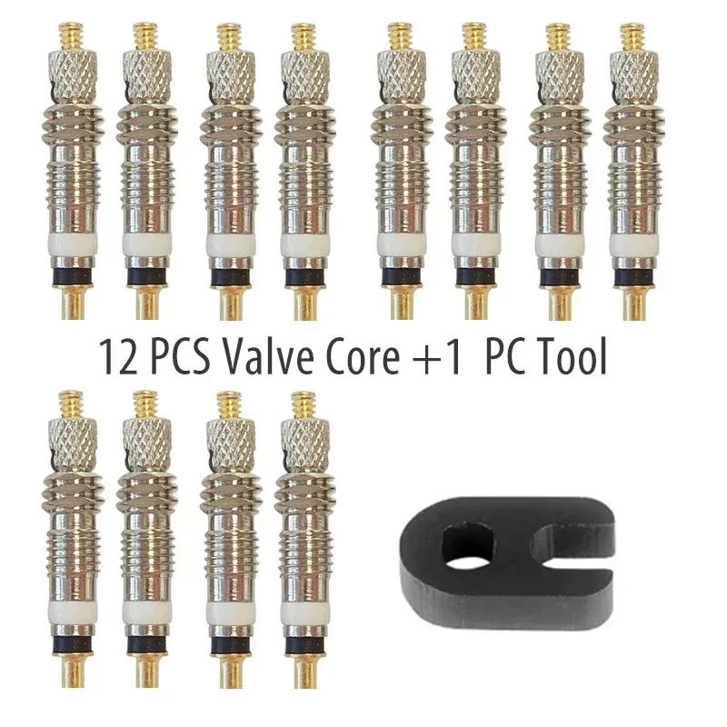 2/6/12 stücke Fahrrad Abnehmbare Presta Ventil Core Messing Tubeless Core Remover-Tool für Rennrad MTB Fahrrad Tubeless reifen Reparatur