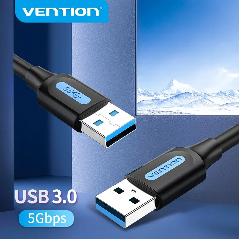 Vention USB-zu-USB-Verlängerungskabel, Stecker auf Stecker 3.0 2.0, USB-Verlängerungskabel für Festplatte, TV-Box, Kühler, USB 3.0-Kabelverlängerung