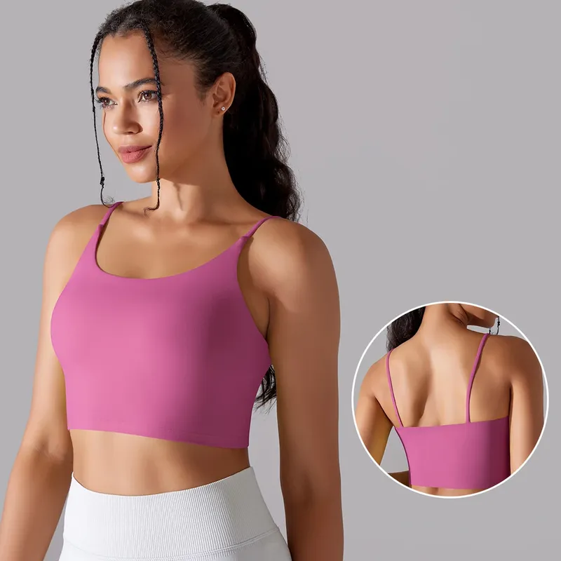 Frauen Yoga Bh Sport Unterwäsche Weiche Laufende Quick DryTank Top Fitness Gym Gepolsterte Bralette Stoßfest Bh Schöne Zurück
