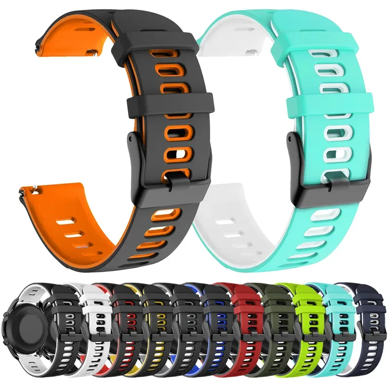 20mm 22mm Silikon Armband Für TicWatch Pro 3 Ultra Uhr Band GPS/LTE Für Ticwatch GTX S2 E2 E3 GTH/GTW Sport Armband Armband