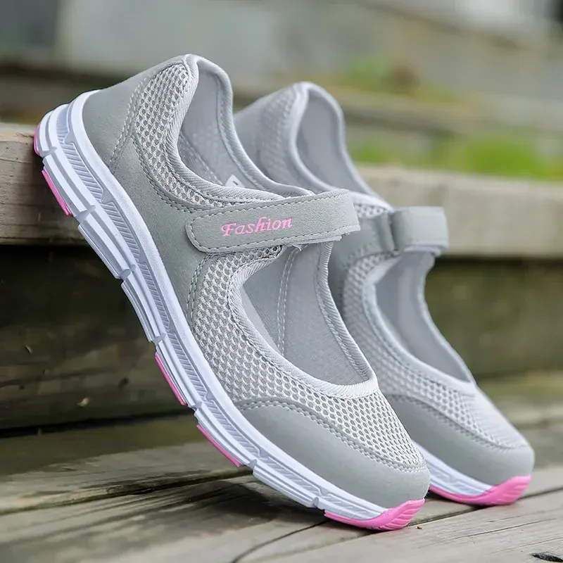 Frauen Schuhe Atmungsaktive Vulkanisierte Schuhe Weiß ZapaWomen Turnschuhe Mode Atmungsaktives Mesh Casual Wanderschuhe Frauen Arbeits Schuhe
