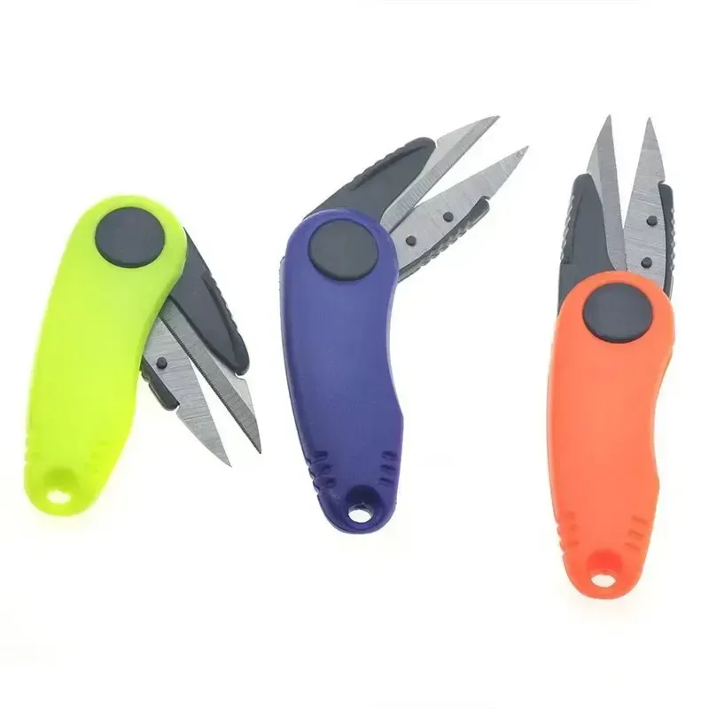 Klappschere Edelstahl Fisch verwenden Schere Multifunktions-Angelschnur geschnitten Clipper Garnelen-Typ Angelgeräte Pesca
