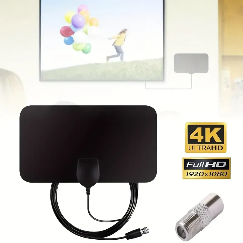 4K 1080p für Smart TV Smart TV-Antenne Digitale TV-Antenne 2023. Neueste tragbare HD-Antenne für den Innenbereich