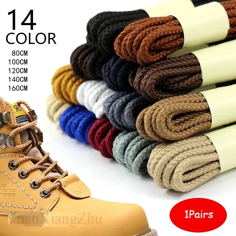 1 Paar starke runde Schnürsenkel Sneaker Schnürsenkel High Top Outdoor Walking Wandern Boot Schnürsenkel Schuhe Saiten Qualität kräftige Schnürsenkel