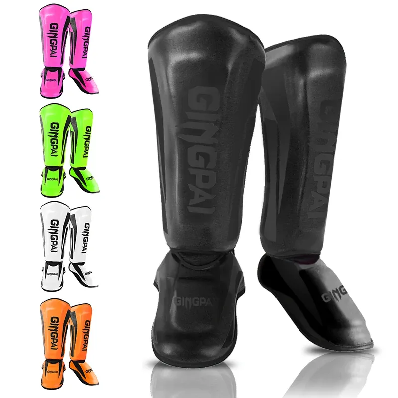 Kickboxen Boxen Schienbeinschutz Pads Muay Thai Kampfsport Sanda Wushu Beinschutz Taekwondo Knöchelschützer
