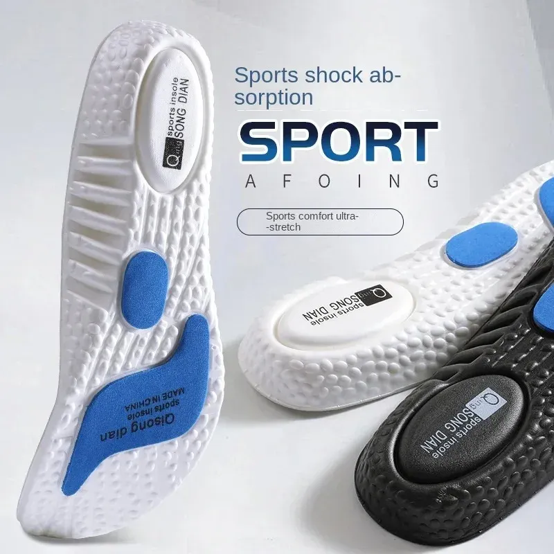 Sport-Einlegesohlen für Füße, weiche Stoßdämpfungseinsätze, Vorlage, orthopädische Plantarfasziitis-Einlegesohle für Schuhe, Herren und Damen, Schuhsohle