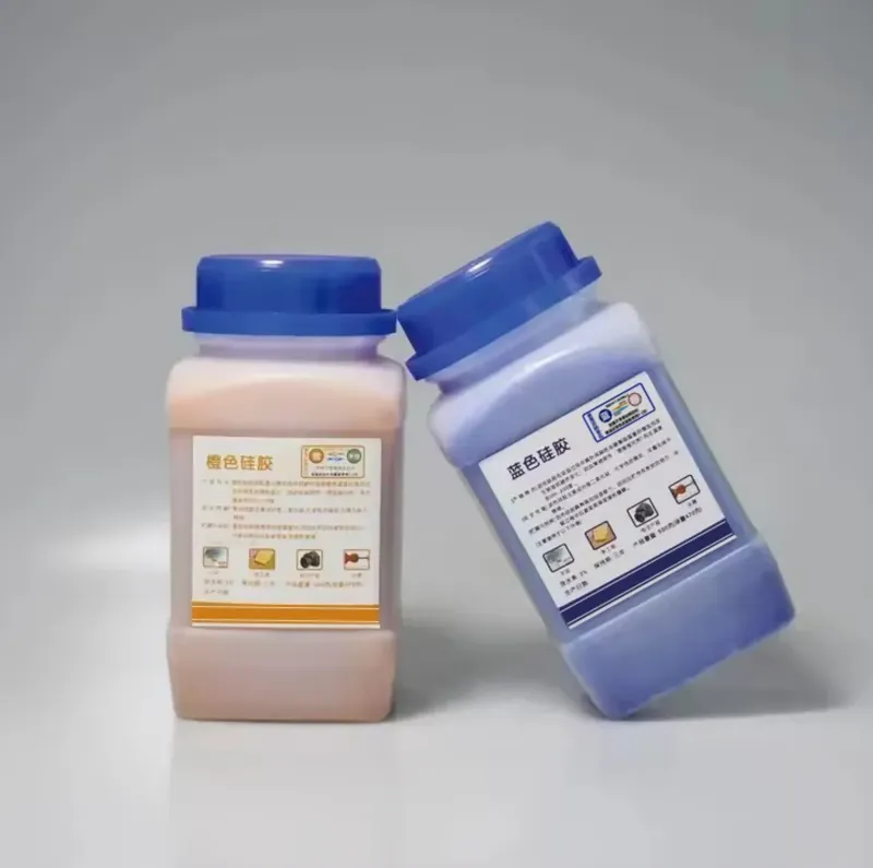 500 g blau/klar/orange, wasserdicht, wiederverwendbar, Silikagel-Perlen, Flaschen, Feuchtigkeitsabsorber, elektronisches Produkt, Trockenmittel, Entfeuchtung