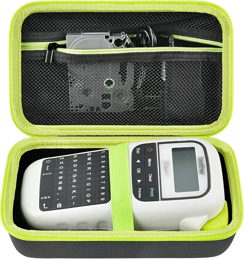 Hülle kompatibel mit Brother für P-Touch PTH110/ PRTH110/ Pro PT-H111/ PTE110 Tragbarer Etikettendrucker, Aufbewahrungshalter-Tragetasche