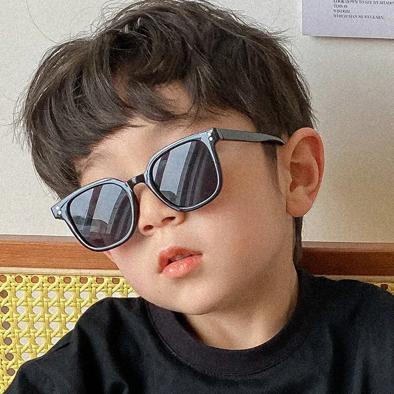 Kinder Sonnenbrille Vintage Quadratische UV400 Sonnenbrille Outdoor Nette Mädchen Junge Mode Gläser Schutz Klassische Kinder Sonnenbrille