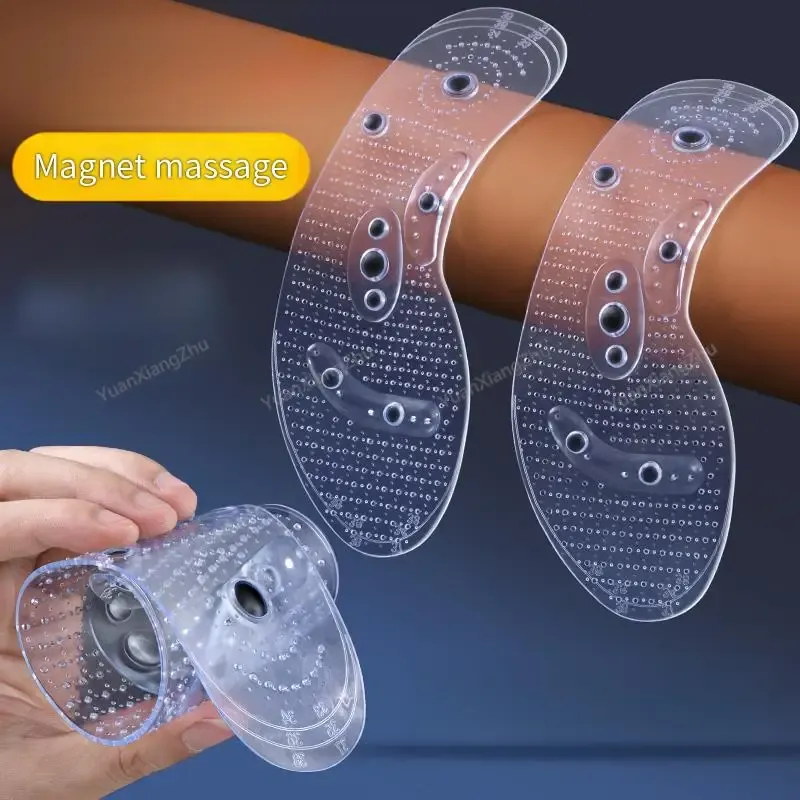Akupressur auf Fuß-Einlegesohlen, Magnet-Massage-Silikon-Einlegesohle für Schuhe für medizinische Männer, erhöhen die Zeit, Frauen, Gewicht verlieren, Schuhsohle
