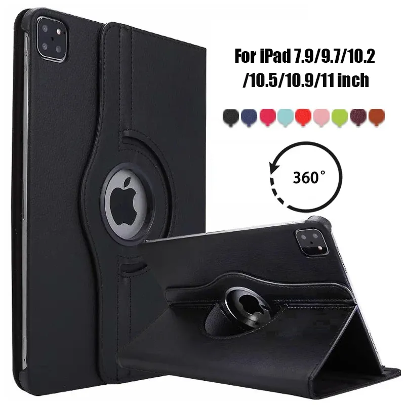 360 drehbare Hülle für iPad Pro 11 2022 2021 iPad Air 1 2 3 10,5 4 5 10,9 iPad 9,7 5. 6th 10,2 7th 8th 9th 10 10th Tablet Cover