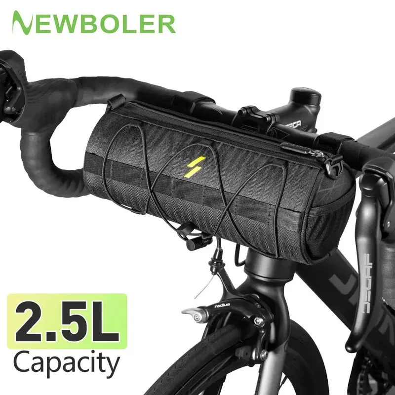 NEWBOLER Neue Lenkertasche Fahrradtaschen Rahmen Packtasche Multifunktions Tragbare Umhängetasche Fahrradzubehör