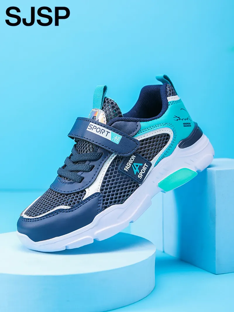 Sommer Einzigen Net Atmungsaktive Jungen Sport Schuhe Kinder Turnschuhe Gummi Freizeit Trainer Casual Kinder Turnschuhe